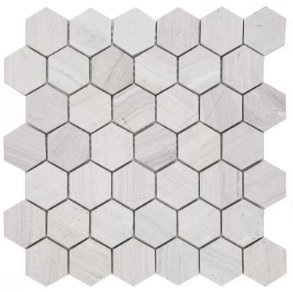 Hexagon Grey - marble tile